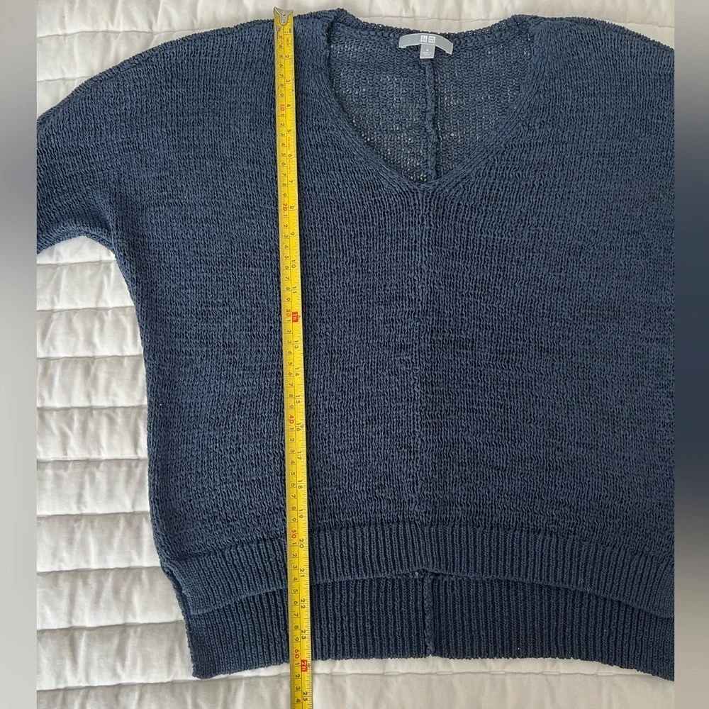 Uniqlo Summer Cotton Navy Sweater sz.S - Picture 8 of 8